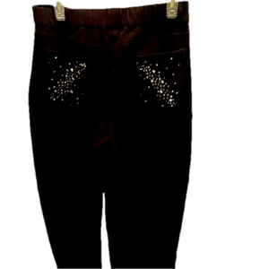 Ladies size SP jeans withe jeweling on black Just My Size Jeans. Awesome rear…